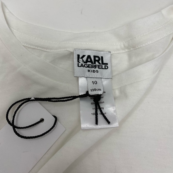 KARL LAGERFELD**Girls Tassel Shirt**Size 10 $225 - Picture 4 of 5